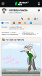 Mobile Screenshot of mimblewimble.deviantart.com