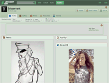 Tablet Screenshot of erisservant.deviantart.com