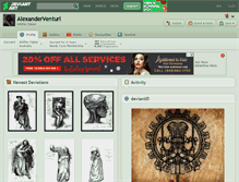 Tablet Screenshot of alexanderventuri.deviantart.com