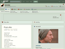 Tablet Screenshot of dnimble.deviantart.com