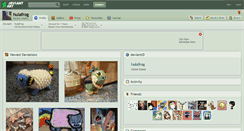 Desktop Screenshot of hulafrog.deviantart.com