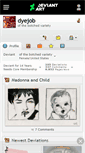 Mobile Screenshot of dyejob.deviantart.com