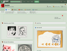 Tablet Screenshot of dyejob.deviantart.com