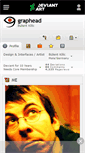 Mobile Screenshot of graphead.deviantart.com