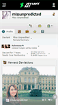 Mobile Screenshot of missunpredicted.deviantart.com