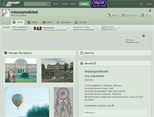 Tablet Screenshot of missunpredicted.deviantart.com