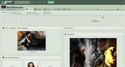 Desktop Screenshot of blacktechnicolor.deviantart.com