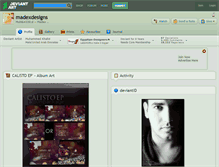 Tablet Screenshot of madexdesigns.deviantart.com
