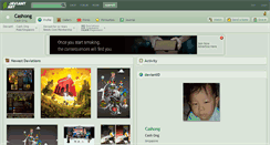 Desktop Screenshot of cashong.deviantart.com