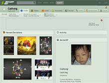 Tablet Screenshot of cashong.deviantart.com