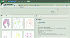Desktop Screenshot of l-loves-lollipops.deviantart.com