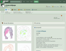 Tablet Screenshot of l-loves-lollipops.deviantart.com