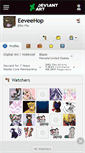 Mobile Screenshot of eeveehop.deviantart.com