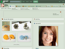 Tablet Screenshot of bitte.deviantart.com
