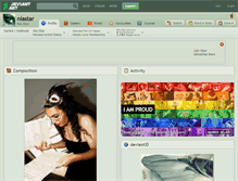 Tablet Screenshot of niastar.deviantart.com