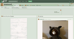 Desktop Screenshot of dymphnawolf.deviantart.com