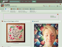 Tablet Screenshot of lloydica.deviantart.com