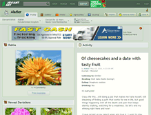 Tablet Screenshot of alatier.deviantart.com