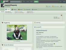 Tablet Screenshot of majesticrhapsody.deviantart.com