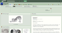 Desktop Screenshot of emryswolf.deviantart.com
