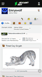 Mobile Screenshot of emryswolf.deviantart.com