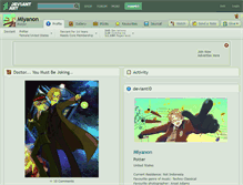 Tablet Screenshot of miyanon.deviantart.com