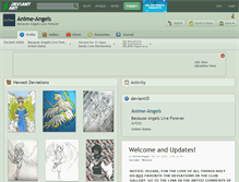 Tablet Screenshot of anime-angels.deviantart.com