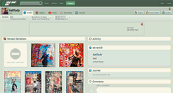 Desktop Screenshot of katilady.deviantart.com