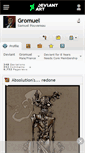Mobile Screenshot of gromuel.deviantart.com