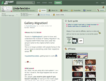 Tablet Screenshot of linda-fanclub.deviantart.com