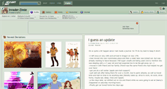 Desktop Screenshot of invader-zimie.deviantart.com