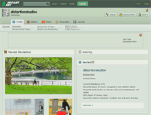 Tablet Screenshot of distortionstudios.deviantart.com