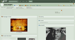 Desktop Screenshot of mody-designer.deviantart.com