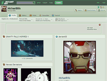 Tablet Screenshot of michaelbills.deviantart.com