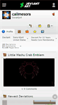 Mobile Screenshot of callmesora.deviantart.com