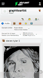 Mobile Screenshot of graphiteartist.deviantart.com