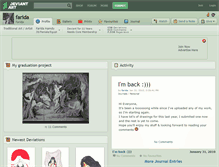 Tablet Screenshot of farida.deviantart.com