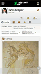 Mobile Screenshot of grin-reaper.deviantart.com