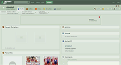 Desktop Screenshot of creepyj.deviantart.com