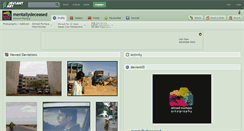 Desktop Screenshot of mentallydeceased.deviantart.com