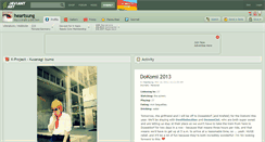 Desktop Screenshot of heartsung.deviantart.com