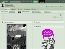 Tablet Screenshot of echidna-kid.deviantart.com