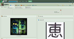 Desktop Screenshot of dragone.deviantart.com