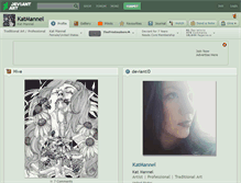 Tablet Screenshot of katmannel.deviantart.com
