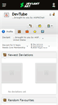 Mobile Screenshot of devtube.deviantart.com