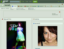Tablet Screenshot of hannarb.deviantart.com