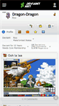 Mobile Screenshot of dragon-dragon.deviantart.com