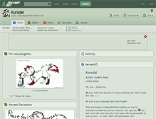 Tablet Screenshot of kurodai.deviantart.com