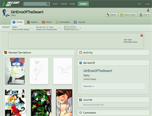 Tablet Screenshot of girlemoofthedesert.deviantart.com