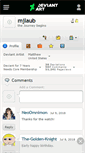 Mobile Screenshot of mjlaub.deviantart.com